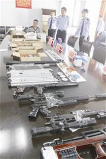 湖北男子網購槍支配件 家中自建 兵工廠